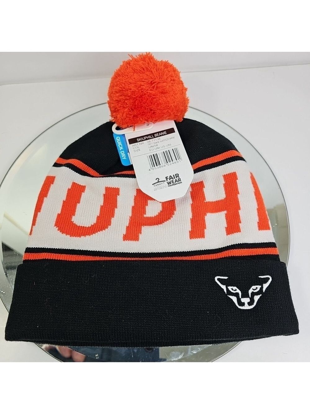 Skiuphill Quick Dry Beanie 58cm Toque Hat Snowboarding Skiing Unisex Dynafit